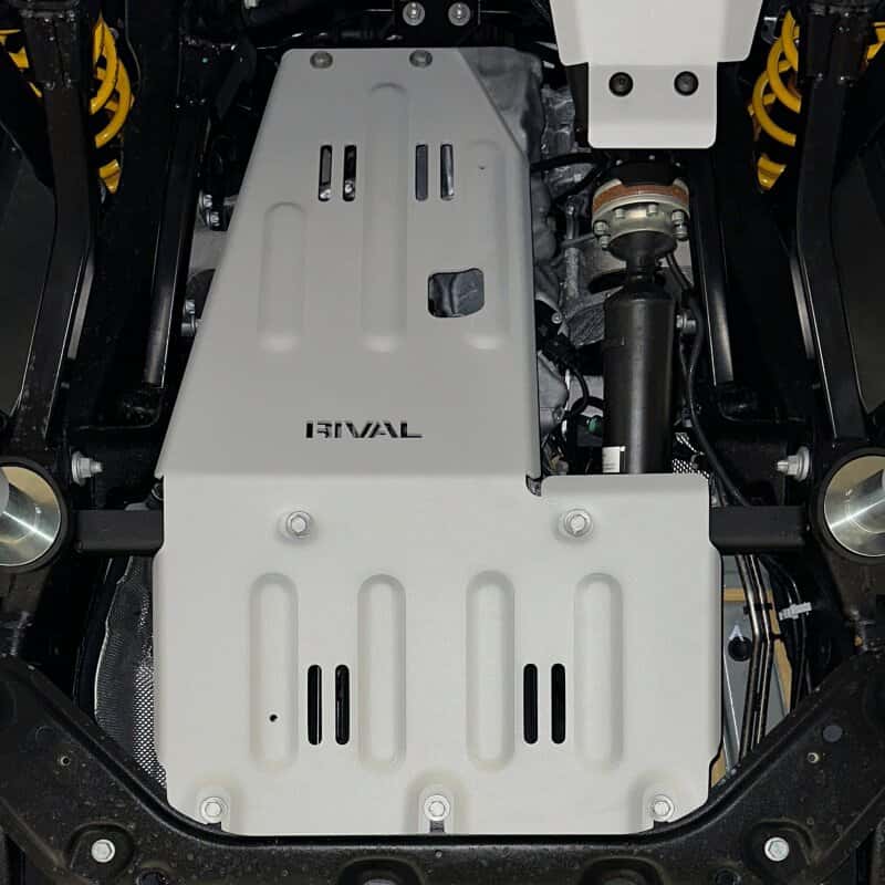 Rival 4x4 — Rival Ineos Grenadier & Quartermaster Aluminum Engine Transmission Catalytic Converter Skid Plat
Cat Conv Skid Plate - view 2