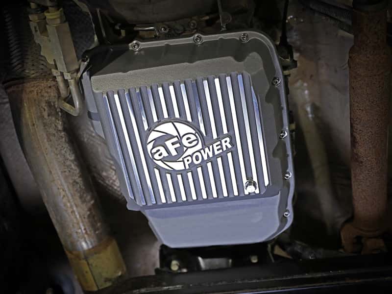 aFe — aFe Transmission Pan Raw w/ Machined Fins 13-19 Dodge Diesel Trucks L6-6.7L (td)
Transmission Pan - view 7