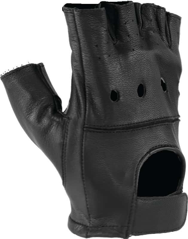 Kuryakyn — Kuryakyn Leather By River Road Hollister Shorty Gloves Black - Small - view 2