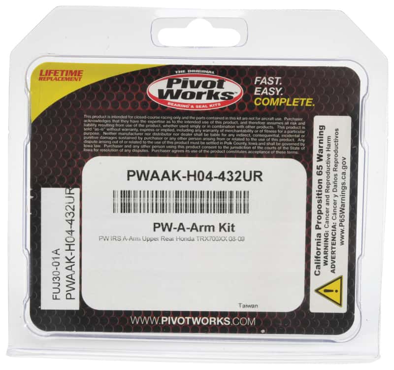 Pivot Works — Pivot Works 08-09 Honda TRX700XX IRS Kit - Rear Upper A-Arm 1 Kit Req Per Veh - view 3
