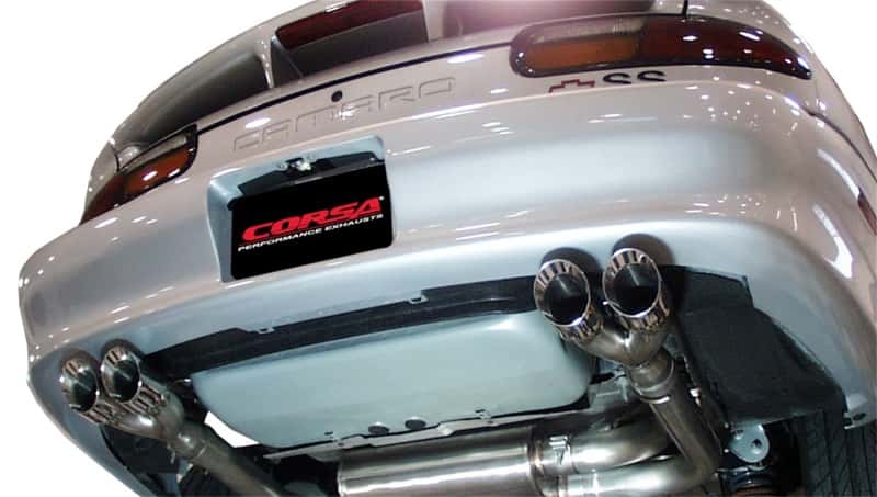 CORSA Performance — Corsa 1998-2002 Chevrolet Camaro Convertible Z28 5.7L V8 LS1 Polished Sport Cat-Back Exhaust
Exhaust - view 5