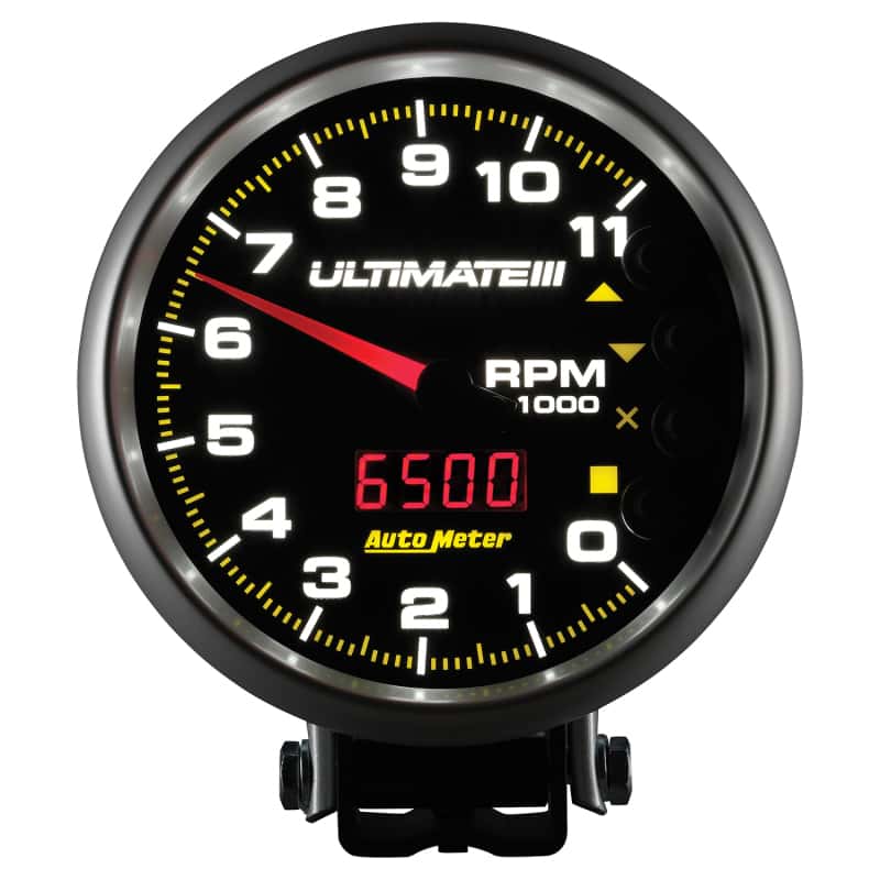 AutoMeter — AutoMeter Gauge Tach 5in. 11K RPM Pedestal Datalogging Ultimate IIi Playback Black
5" ULTIMATE III PLAY - view 10