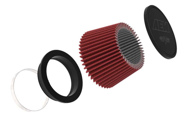 AEM Induction — AEM Air Filter 5in Flange 6-1/2inb 5-1/8int 4inh
Air Filter - view 3