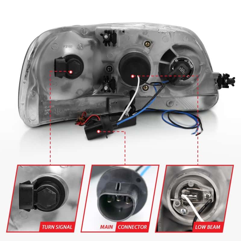 ANZO — ANZO 1997-2003 Ford F-150 Projector Headlights w/ Halo Black (CCFL)
Head Light Set
HdLtSet - view 6