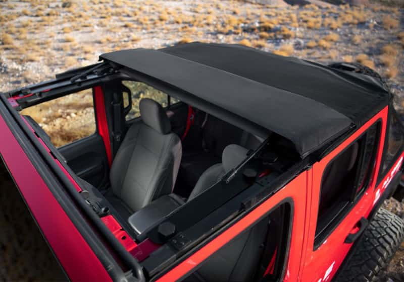 Rampage — Rampage 2018-2021 Jeep Wrangler JL 4-Door Trailview Fastback - Black Diamond
Trlvw Frmls Soft Top
Top-Soft - view 4