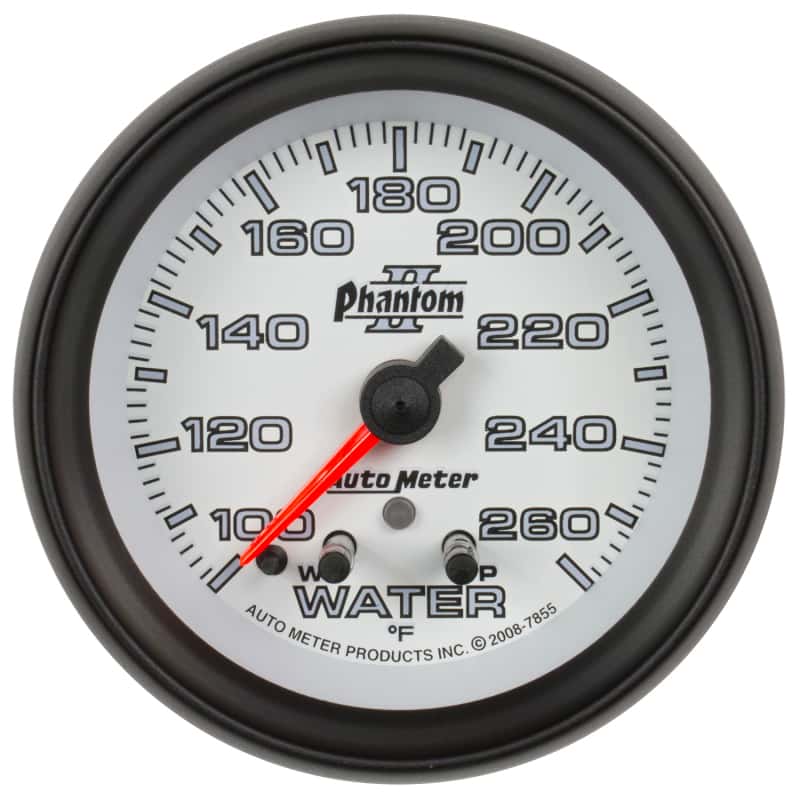 AutoMeter — Autometer Phantom II 2-5/8in 260 Degree F Mechanical Water Gauge
2-5/8" WATER TEMP, 1 - view 2