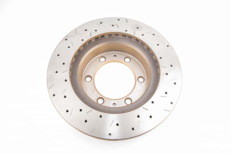 DBA — DBA 05-09 Toyota Tacoma (6 lugs) / 06+ Lexus GX470 Front Drilled & Slotted 4000 Series Rotor
XS 4000 Series
Brake Rotor - view 4