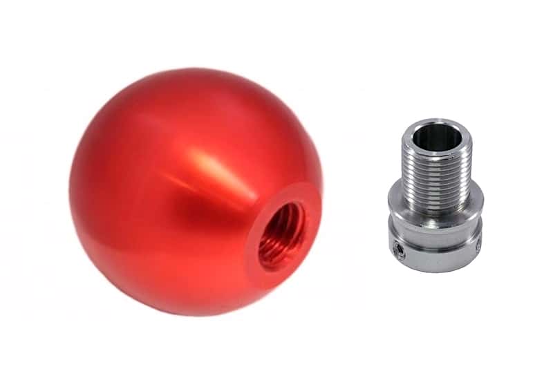 Torque Solution — Torque Solution Billet Shift Knob (Red) Volkswagen/Audi Manual Transmission - view 1