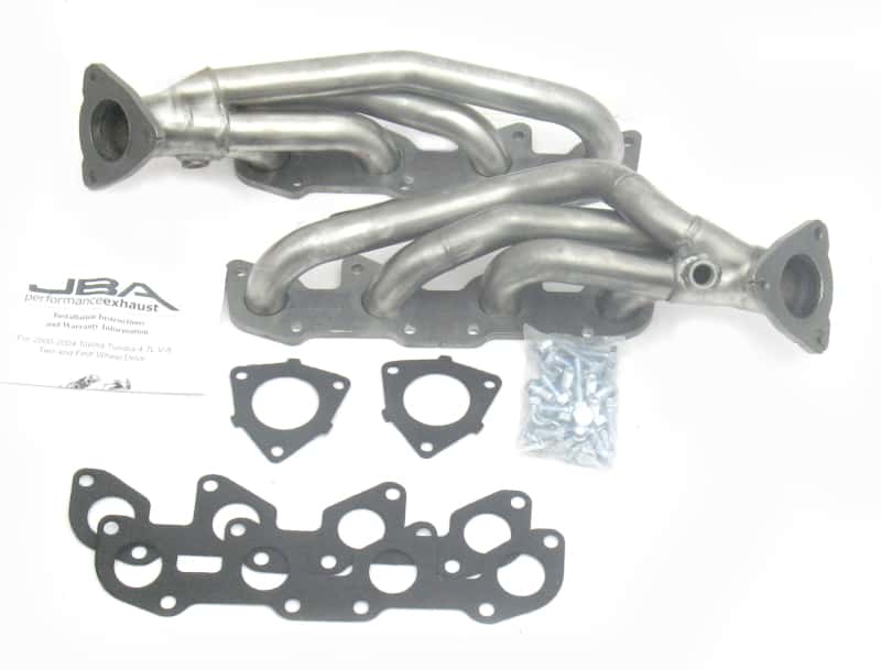 JBA — JBA 00-04 Toyota 4.7L V8 1-1/2in Primary Raw 409SS Cat4Ward Header
Exhaust Header - view 1