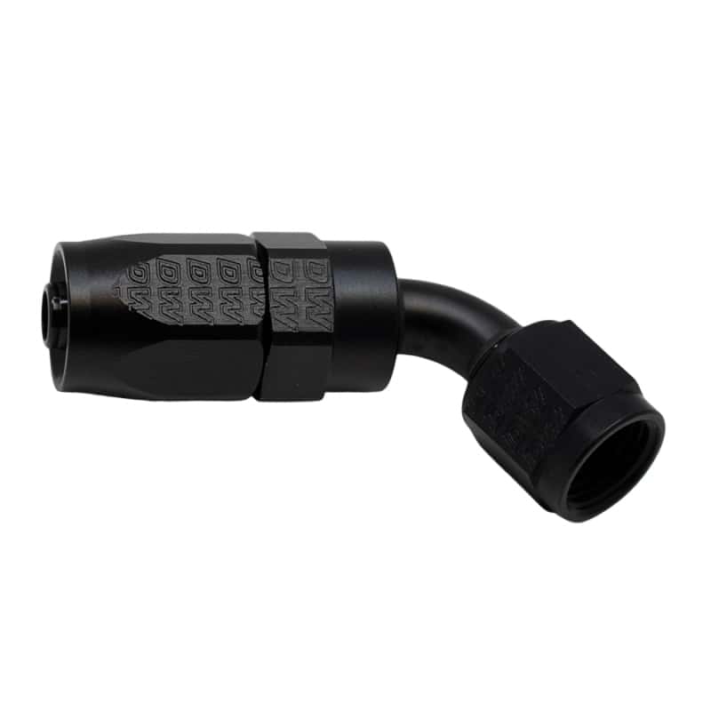 DeatschWerks — DeatschWerks 6 AN Female Flare Swivel 60-Degree Hose End CPE - Anodized Matte Black
Lines & Fittings - view 1