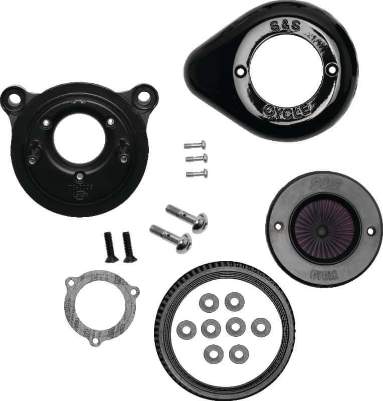 S&S Cycle — S&S Cycle 01-17 BT Stealth Air Stinger Kit w/ Gloss Black Teardrop - view 2