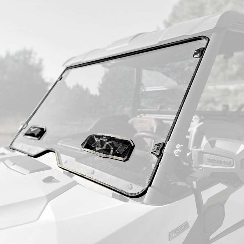 Seizmik — Seizmik 24+ Kawasaki Ridge Ranch Tool Less Windshield - Hardcoated - view 2