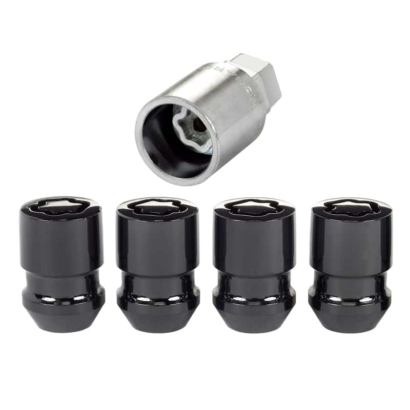 McGard — McGard Wheel Lock Nut Set - 4pk. (Cone Seat) 1/2-20 / 3/4 & 13/16 Dual Hex / 1.28in. Length - Black
WHEEL LOCK SET - view 4