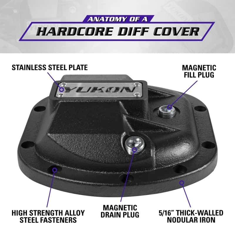 Yukon Gear & Axle — Yukon Gear Hardcore Diff Cover for Dana 30/Super 30 - view 9