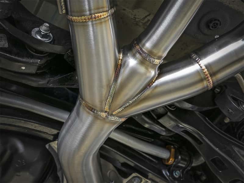 aFe — aFe Takeda 3in 304 SS Cat-Back Exhaust w/ Tri-Polished Tips 17-18 Honda Civic Type R L4 2.0L (t)
Cat-Back Exhaust - view 5