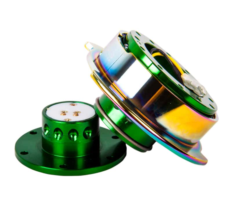NRG — NRG Quick Release Gen 2.5 - Green Body / Neochrome Ring - view 2