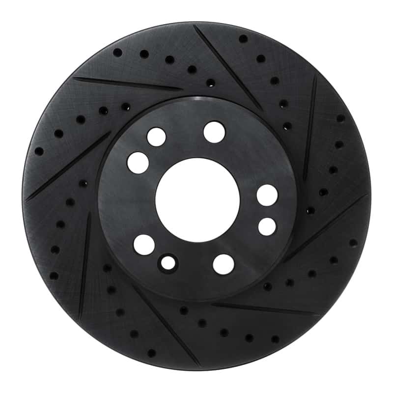 R1 Concepts — R1 91-99 Mercedes-Benz S350 Front Right Drilled & Slotted Black Brake Rotor
R1 Brake Rotor Drill - view 1