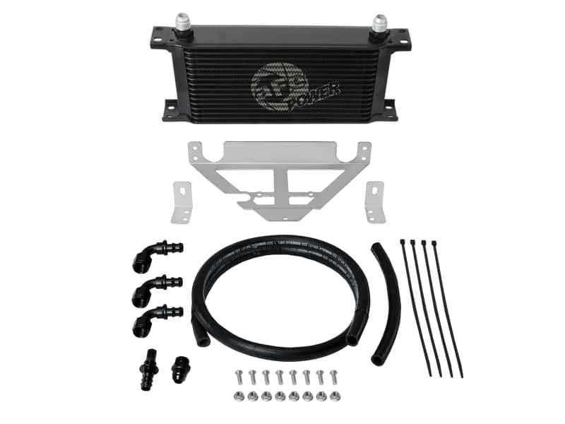 aFe — aFe 21-23 Dodge Ram 1500 TRX V8 6.2L Bladerunner Auto Transmission Oil Cooler Kit
Trans Cooler Kit - view 3