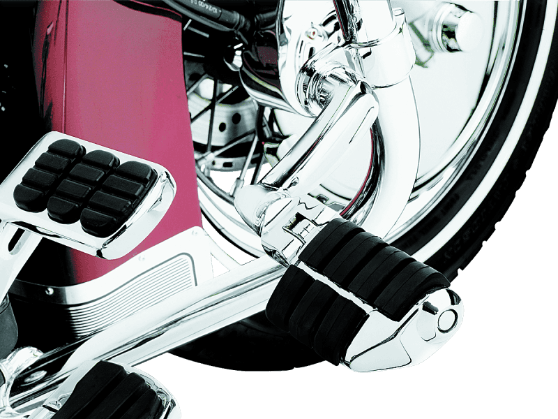 Kuryakyn — Kuryakyn Longhorn Offset Dually ISO Pegs With 1-1/4in Clamp Chrome - view 2