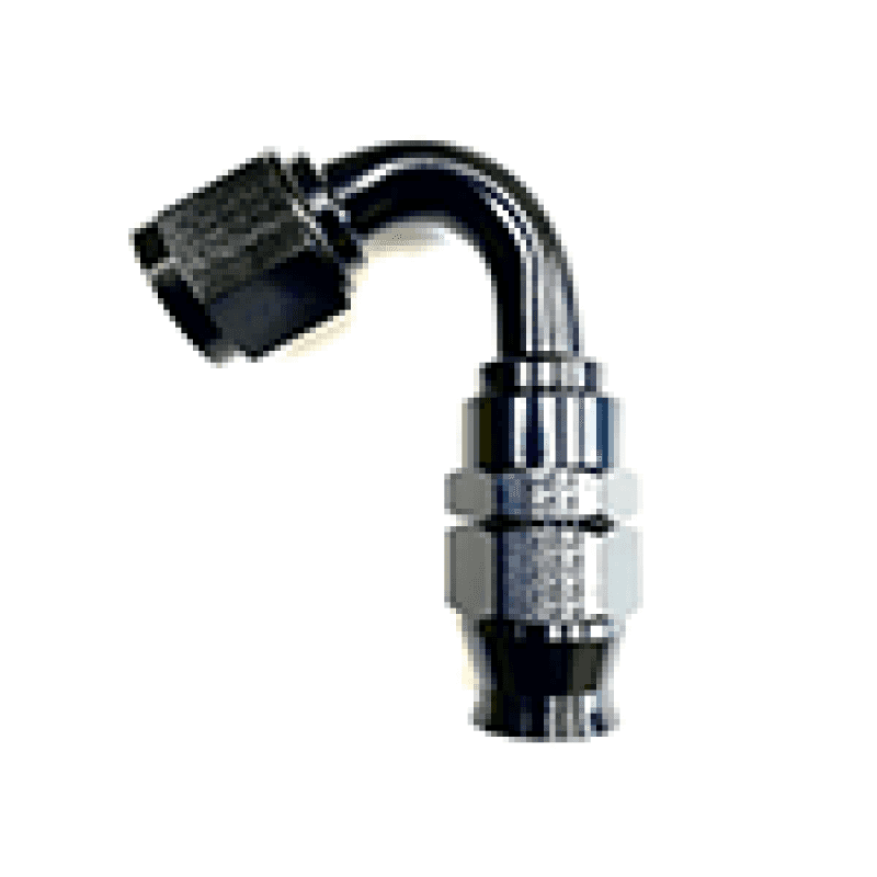 Fragola — Fragola -8AN Real Street x 120 Degree Hose End Black For PTFE Hose - view 1