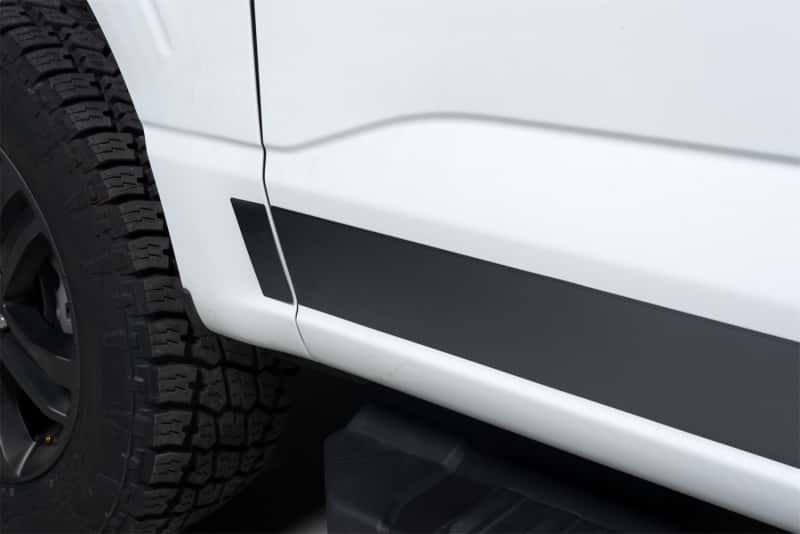 Putco — Putco 2021 Ford F-150 Super Cab 6.5ft Short Box Black Platinum Rocker Panels (4.25in Tall 12pcs)
Rocker Panel Molding - view 1