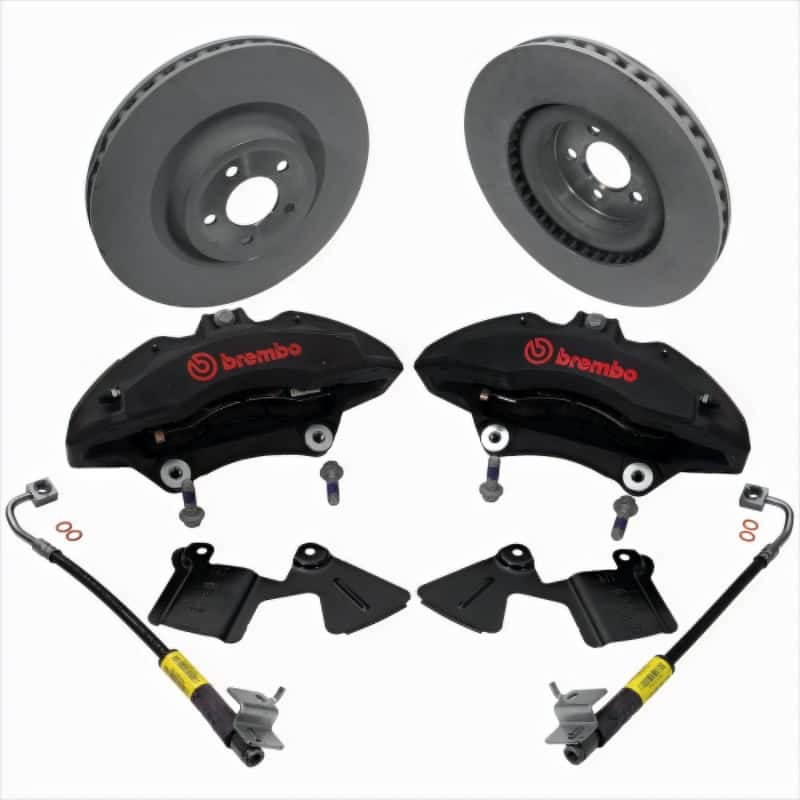 Ford Racing — Ford Racing 2015-2016 Mustang Performance Pack 6 Piston Front Brake Upgrade Kit
DscBrkUpgradeKit - view 1