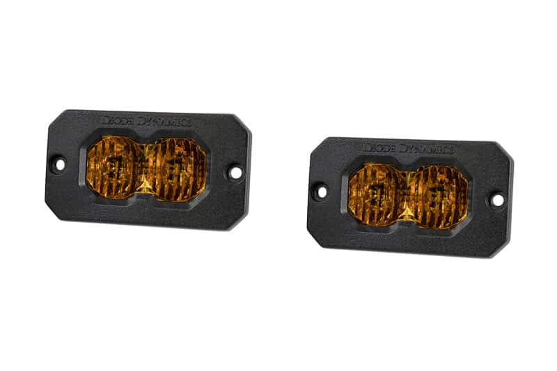 Diode Dynamics — Diode Dynamics C2 2.0 Pro Yellow Combo/Driving Flush ABL (Pair) - view 1