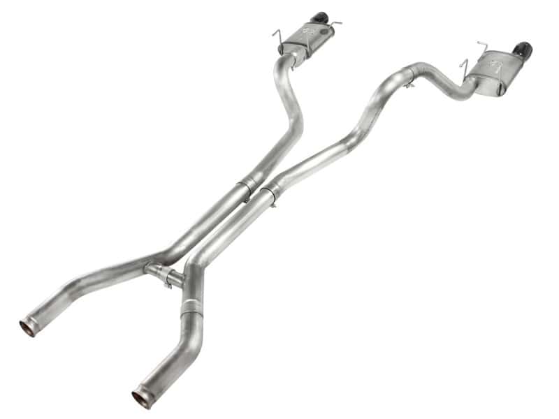 aFe — aFe MACHForce XP Cat-Back Exhaust 3in SS w/ Black Tips 11-14 Ford Mustang GT V8 5.0L
Cat-Back Exhaust - view 3