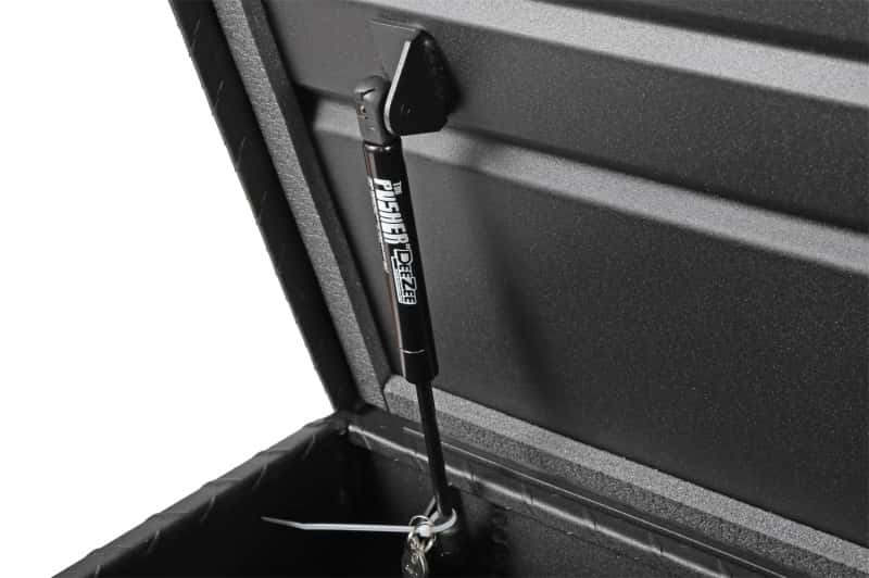 Dee Zee — Dee Zee Universal Tool Box - Red Crossover - Single Lid Black BT
ToolBxTrkBedRTR - view 10