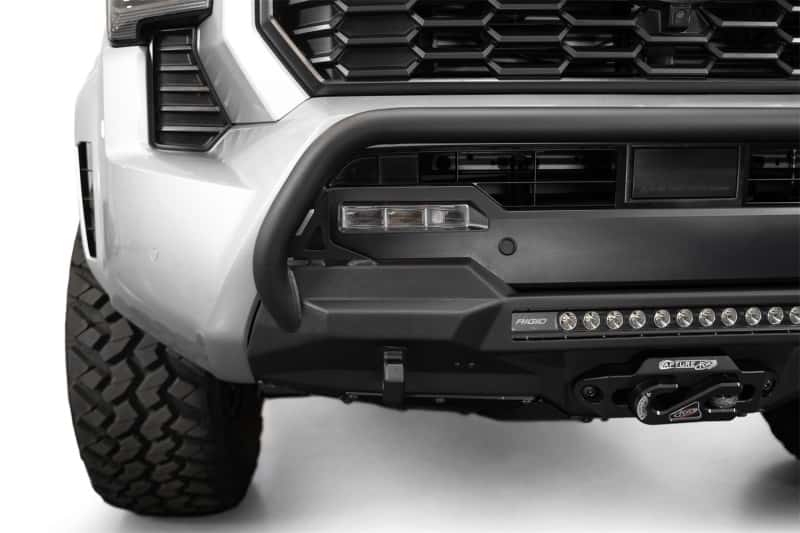 Addictive Desert Designs — Addictive Desert Designs2024+ Toyota Tacoma Stealth Center Mount Winch Front Bumper w/ Top Hoop
Bumper- Front - view 7