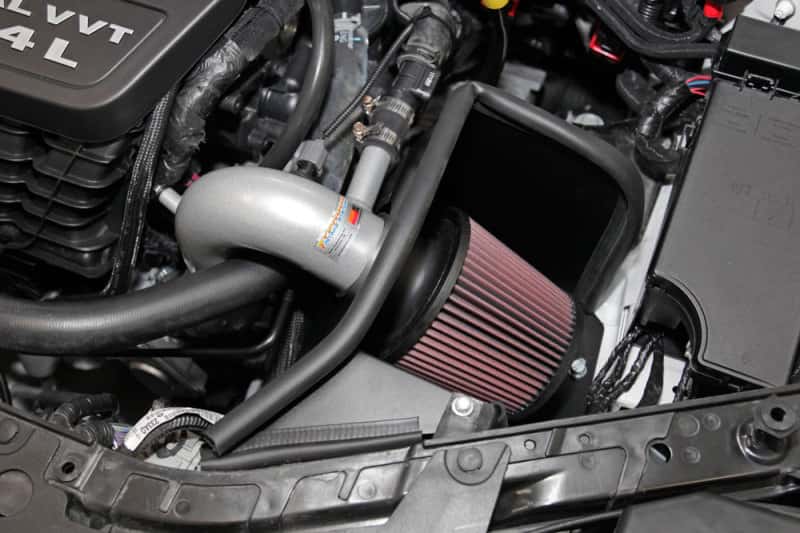 K&N Engineering — K&N 69 Series Typhoon Performance 13 Chrysler/Dodge 200/Avenger 2.4L Silver Cold Air Intake Kit
Performance Air Inta
Air Intake System - view 5