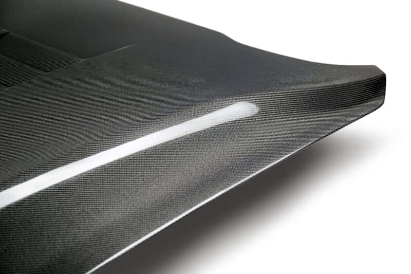 Anderson Composites — Anderson Composites 18-19 Ford Mustang Double Sided Type-GT5 Carbon Fiber Hood - view 7