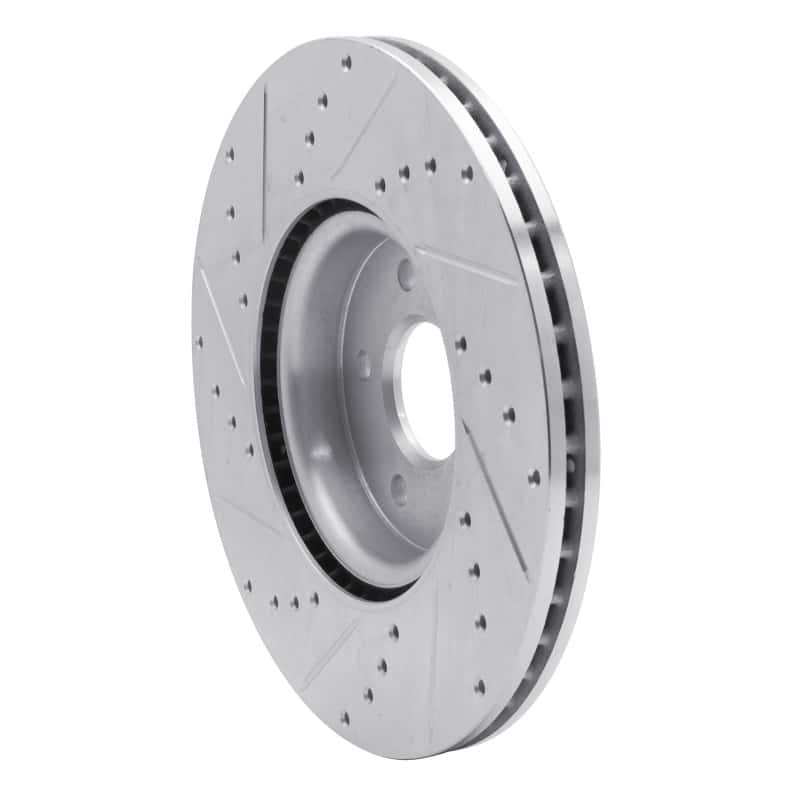R1 Concepts — R1 04-19 Ford Escape Front Right Drilled & Slotted Silver Brake Rotor
R1 Brake Rotor Drill - view 4