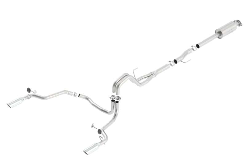 Borla — Borla 15-16 Ford F-150 3.5L EcoBoost Ext. Cab Std. Bed Catback Exhaust ATAK Single Split Rear Exit
Cat-Back System
ExhstSysKt - view 3