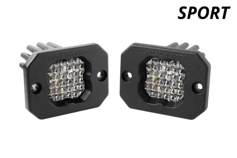 Diode Dynamics — Diode Dynamics Stage Series C1 LED Pod Sport - White Flood Flush RBL (Pair) - view 2