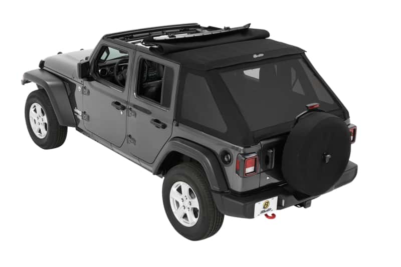 Bestop — Bestop 18-26 Jeep Wrangler JL 4-Door Trektop (Premium Black Twill)
Trektop - view 2