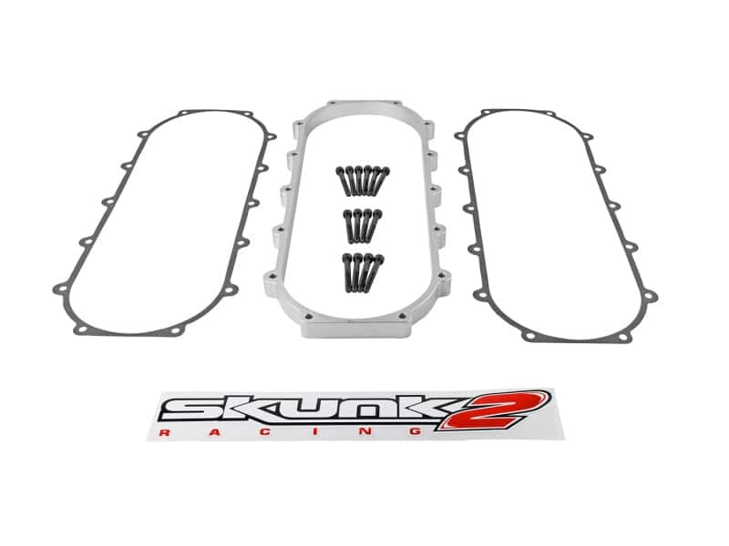 Skunk2 Racing — Skunk2 Ultra Series Honda/Acura Silver RACE Intake Manifold 1 Liter Spacer (Inc Gasket & Hardware)
IntMnfSpcr - view 6
