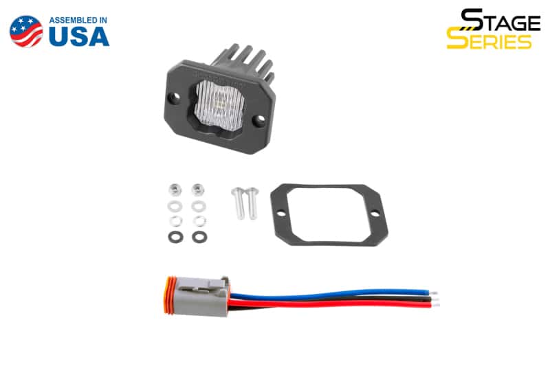 Diode Dynamics — Diode Dynamics Stage Series C1 LED Pod - White SAE Fog Flush ABL Each - view 4