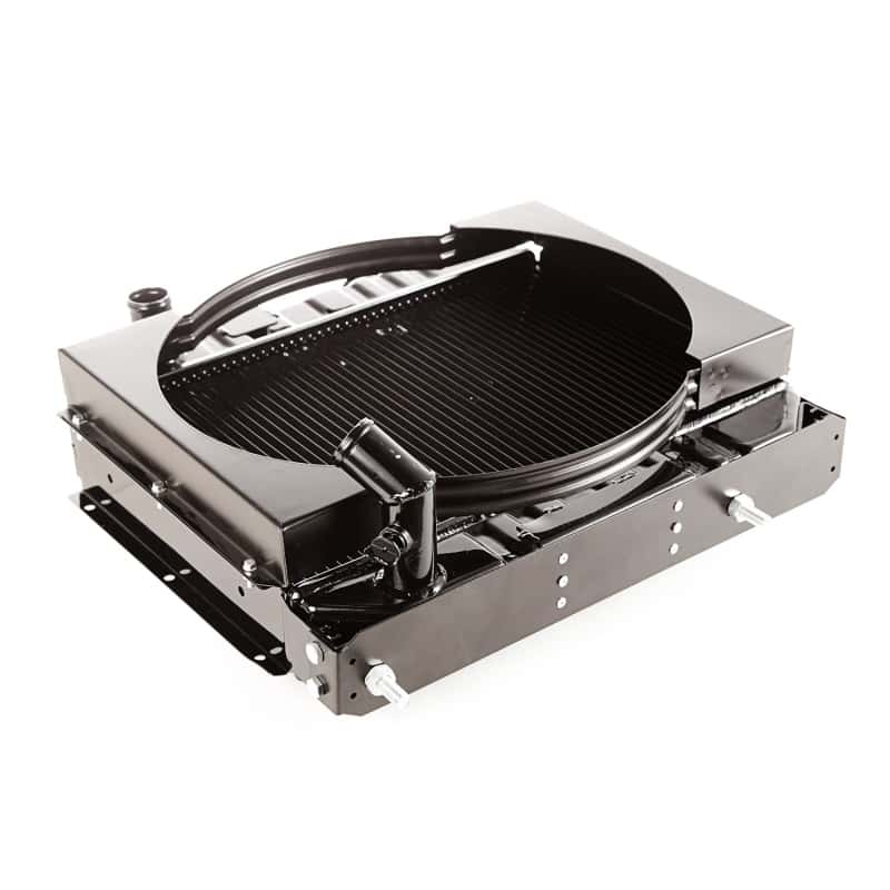 OMIX — Omix Radiator w/ Fan Shroud 2 Row- 41-52 Willys Models - view 3