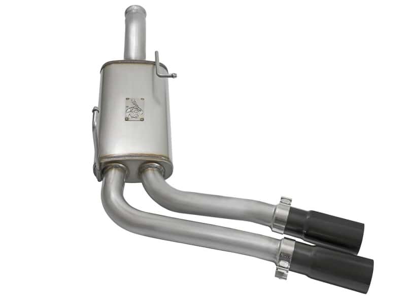 aFe — aFe Rebel Series CB Middle-Side Exit SS Exhaust w/ Black Tips 09-16 GM Silverado/Sierra V6/V8
Cat-Back Exhaust - view 2