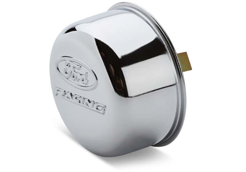 Ford Racing — Ford Racing Chrome Breather Cap w/ Ford Racing Logo - Twist Type
Oil Breather Cap - view 4