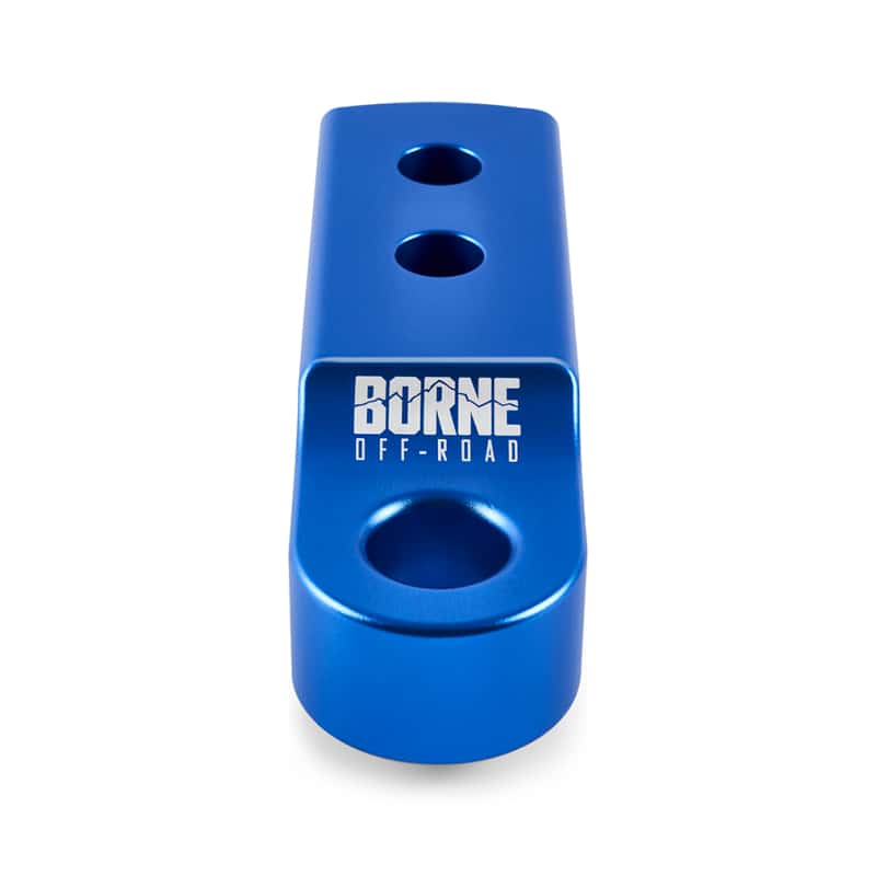 Borne Off-Road — Borne Off-Road CNC Hitch Receiver Shackle 2in Blue - view 3