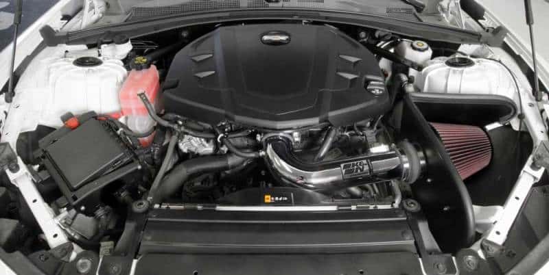 K&N Engineering — K&N 16-17 Chevy Camaro 3.6L Silver Typhoon Short Ram Intake
Performance Air Inta
Air Intake System - view 10