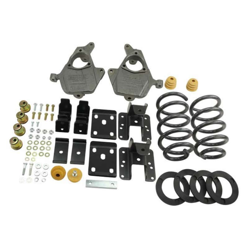 Belltech — Belltech LOWERING KIT 14 Silverado/Sierra Ext/Crew Cab 2WD 3in or 4in Ft/5in or 6in Rr w/o Shocks
LOWERING KIT - view 3