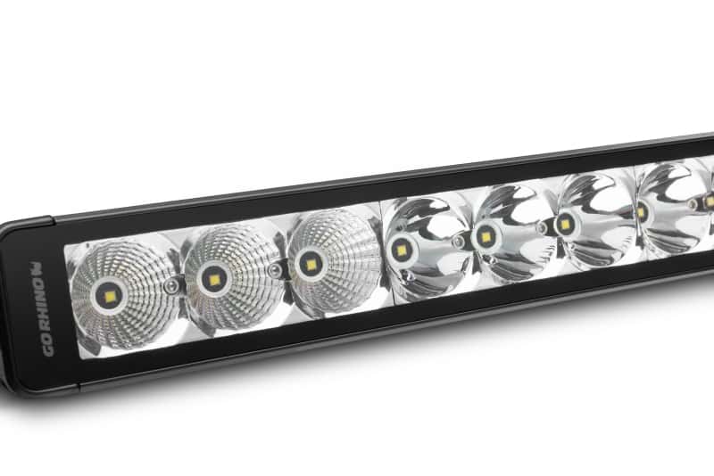Go Rhino — Go Rhino Xplor Bright Series Sgl Row LED Light Bar (Side/Track Mount) 20.5in. - Blk
Bright - 20"LightBar - view 3