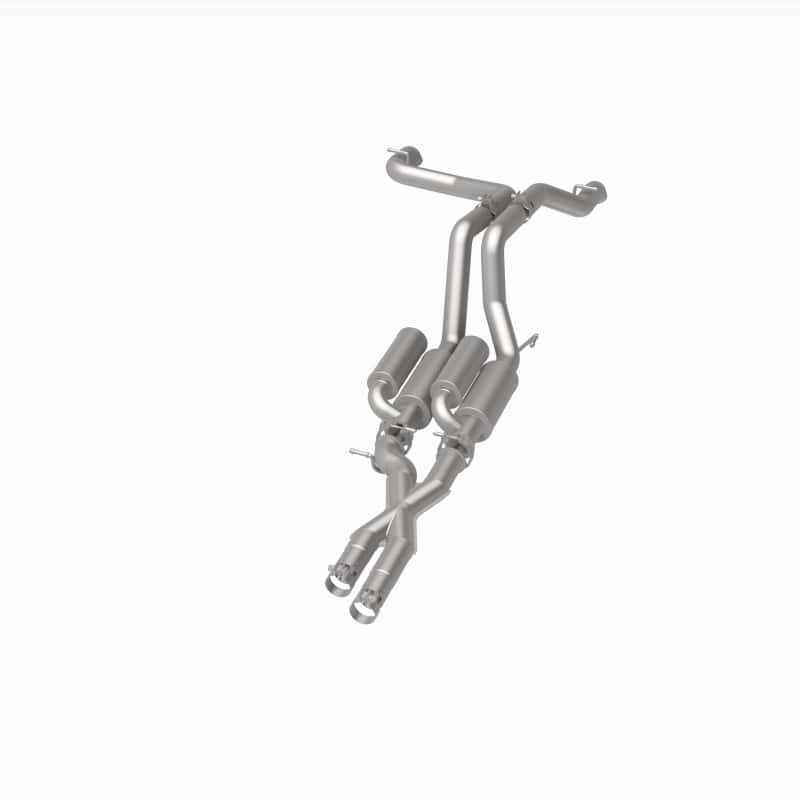 Magnaflow — MagnaFlow Cat-Back 2021 Jeep Wrangler 6.4L Rock Crawler Series Dual Exit Stainless Exhaust - view 17