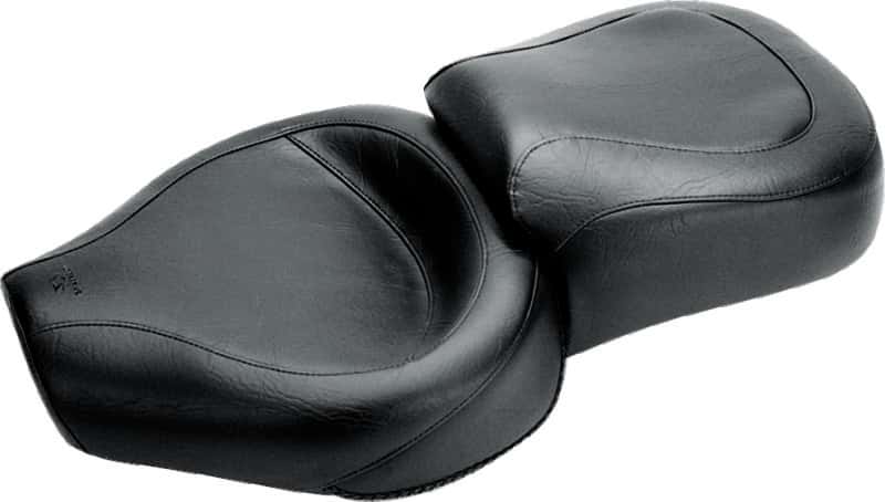 Mustang Motorcycle — Mustang 82-03 Harley Sportster Wide Touring 1PC Seat - Black - view 2