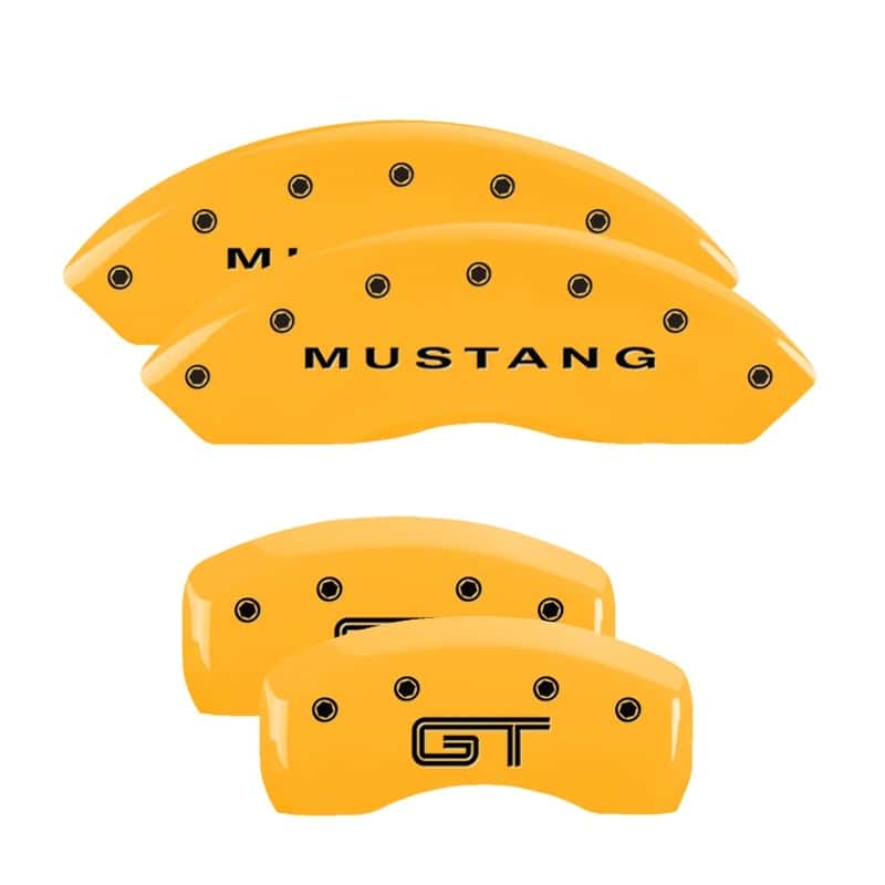 MGP — MGP 4 Caliper Covers Engraved Front Mustang Rear S197/GT Yellow Finish Black Char 2003 Ford Mustang
Caliper Covers - view 1