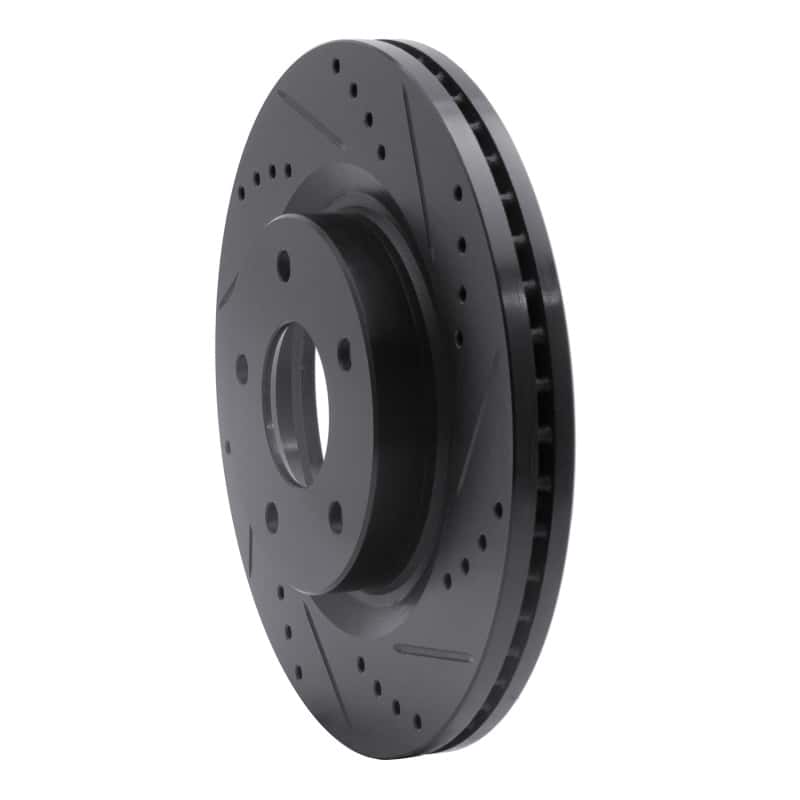 R1 Concepts — R1 07-13 Nissan Altima Front Right Drilled & Slotted Black Brake Rotor
R1 Brake Rotor Drill - view 2