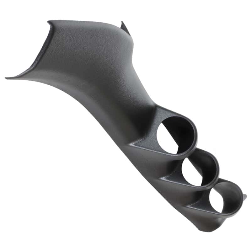 AutoMeter — Autometer 95-98 Nissan 240SX Black Triple 52mm Pillar Pod
2-1/16" TRIPLE PILLA - view 1